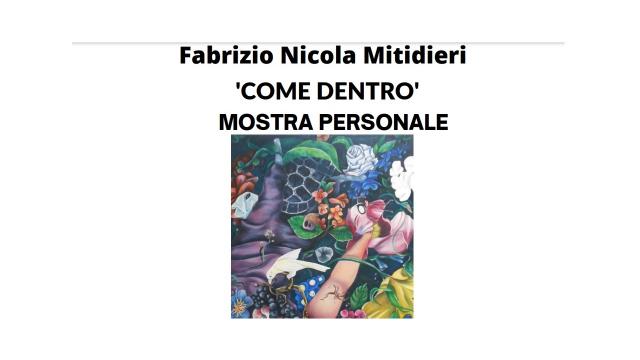 “Come dentro”, la mostra di Mitidieri ad Ascoli presso la Sala Cola d'Amatrice