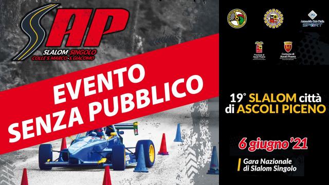 Slalom ''Città di Ascoli Piceno'', sono circa 40 gli iscritti. Edizione 2021 senza pubblico