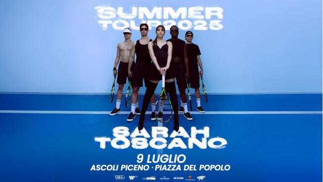 Sarah Toscano in concerto ad Ascoli: ingresso in Piazza del Popolo sarà libero e gratuito