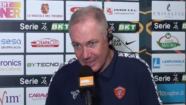 Benevento-Perugia 0-0, le voci di Caserta (“Non abbiamo fatto bene”) e Alvini (“C'è rabbia”)