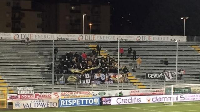 Virtus Entella-Ascoli, nuovo aggiornamento sui tifosi bianconeri nel Settore Ospiti