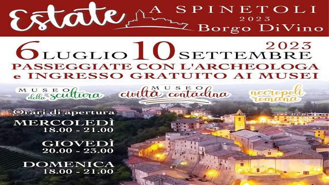 Spinetoli: continua l’estate tra degustazioni, musei e spettacoli
