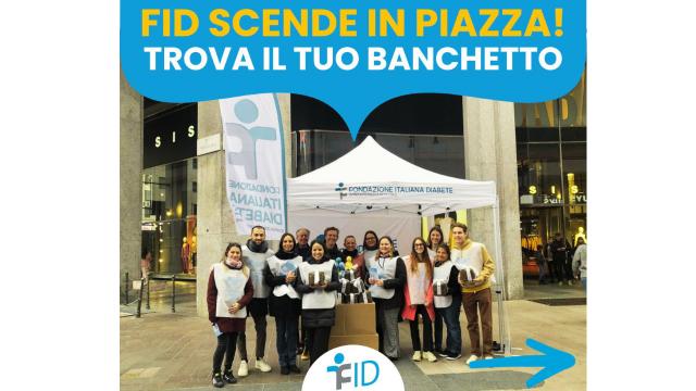 Giornata mondiale del diabete, ad Ascoli volontari presenti con i banchetti per sensibilizzare e raccogliere fondi