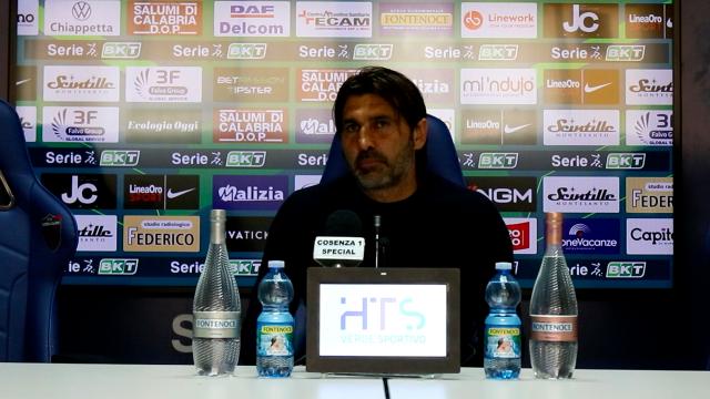 Cosenza-Pisa 1-0, voci Viali (“Gol di grande qualità”) e D'Angelo (“Sarebbe stato più giusto un pareggio”)