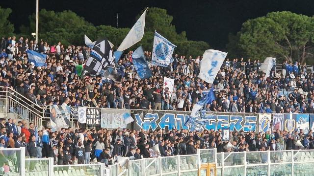 Ascoli-Pescara, il Settore Ospiti dello stadio ''Del Duca'' si prepara al sold out