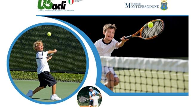 Unione Sportiva Acli, a Monteprandone un corso gratuito di tennis per bambini e ragazzi