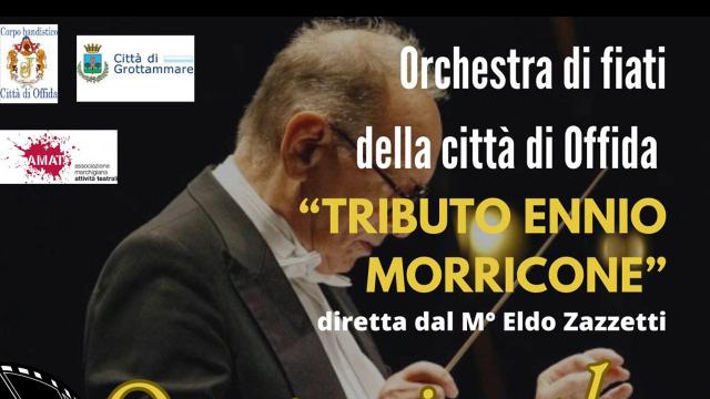 Grottammare, con orchestra 'Tributo Ennio Morricone' di Offida serata all’insegna della musica da film 