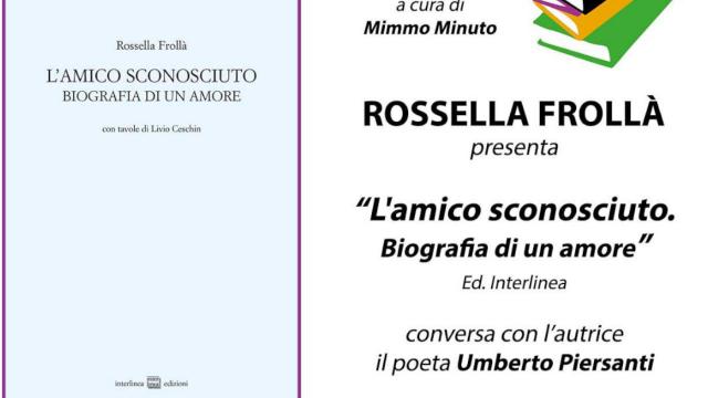 San Benedetto del Tronto, Rossella Frollà presenta il suo libro 'L’amore sconosciuto. Biografia di un amore'