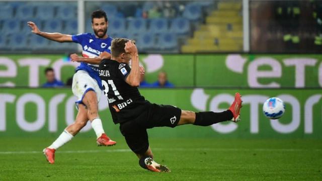 Sampdoria-Spezia 2-1, highlights
