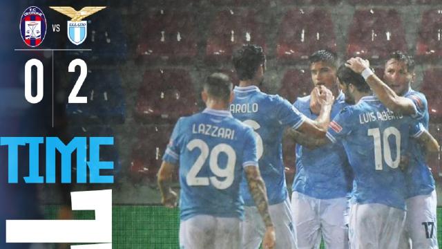 Crotone-Lazio 0-2, highlights