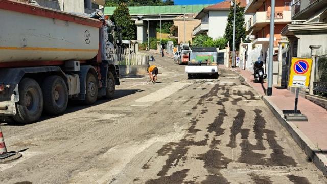 Grottammare, lavori CIIP in chiusura a Bellosguardo-Sgariglia