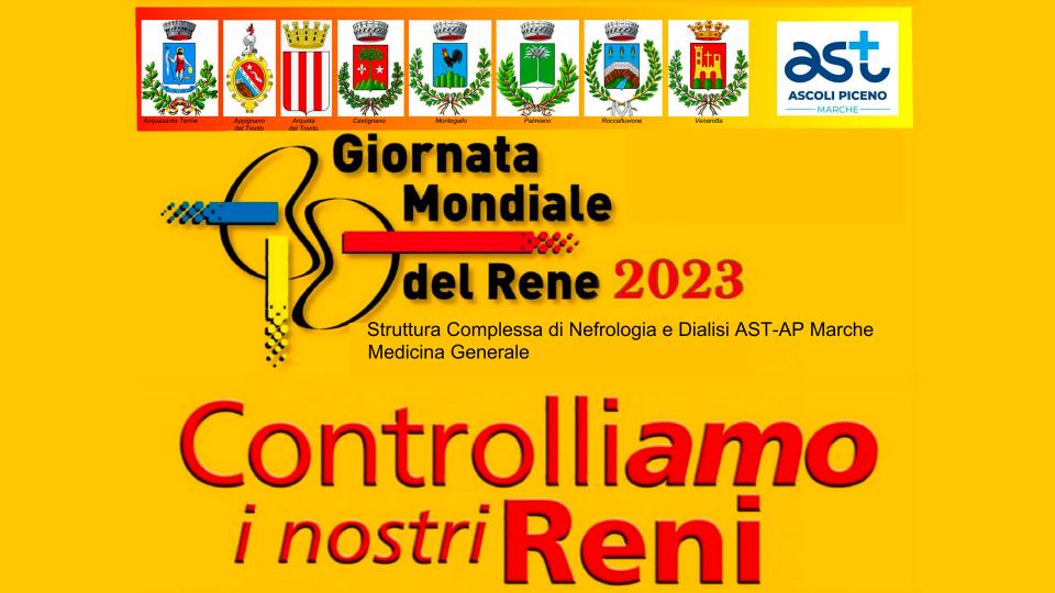 AST Ascoli Piceno, screening gratuito prevenzione malattie renali per residenti comuni Comunità Montana della provincia