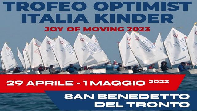 Vela, a San Benedetto del Tronto la tappa del ''Trofeo Optimist Italia Kinder – Joy of moving''