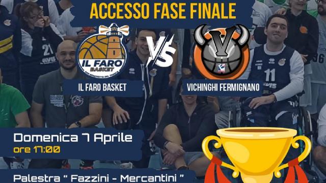 Baskin, spareggio per fasi finali del campionato regionale tra 'Il Faro' di San Benedetto e i 'Vichinghi' di Fermignano