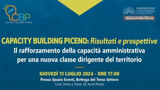 Ascoli Piceno, presso Bottega Terzo Settore risultati e prospettive di ''Capacity Building Piceno''