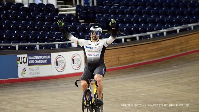 Team Ceci Piceno Cycling, Dario Zampieri si laurea campione del mondo Sprint Master 2023 a Manchester