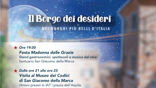 Monteprandone diventa ''Borgo dei Desideri'': tante iniziative per la notte di San Lorenzo
