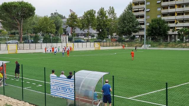 Atletico Ascoli, vittoria per 1-0 nell'allenamento congiunto con il Monticelli. La decide Minnozzi