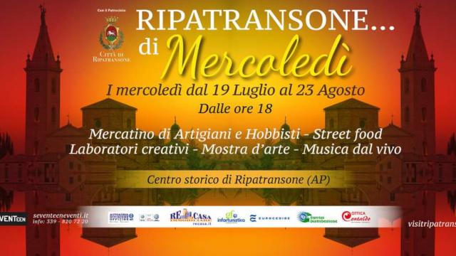'Ripatransone di Mercoledì' e 'RipaMagic', tornano gli eventi nel centro storico del borgo
