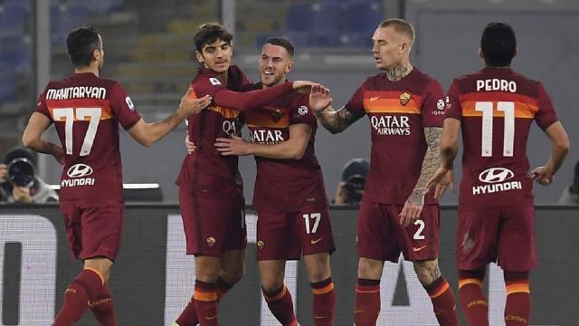 Roma-Cagliari 3-2, highlights