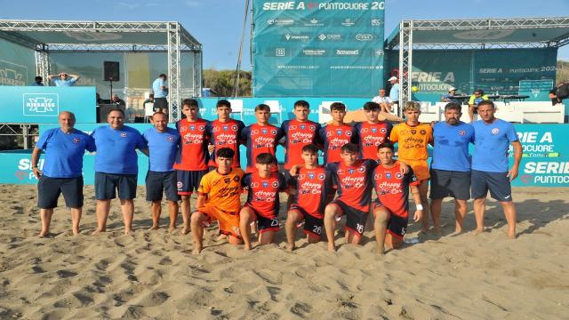 Beach soccer, l'Happy Car Samb Under 20 sconfitta ai rigori da Città Degli Eventi nella tappa di Paestum