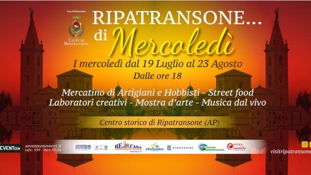 'Ripatransone.. di Mercoledì', al via la nuova manifestazione presso il centro storico