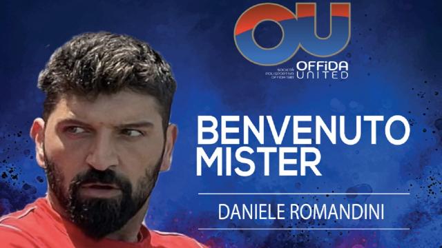Prima Categoria, Daniele Romandini è il nuovo allenatore dell'Offida United: ''Sono molto carico''
