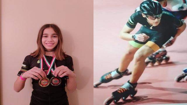 Pattinaggio: Roller Green Castel di Lama, Di Paola e la Errera brillano ai Campionati italiani indoor