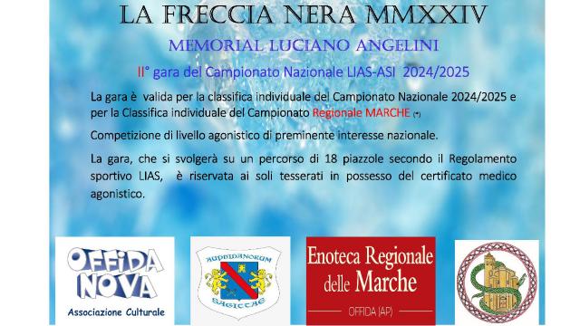 Offida, in programma la manifestazione di tiro con l’arco ''La freccia nera MMXXIV''
