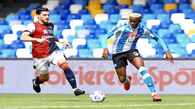 Napoli-Cagliari 1-1, highlights