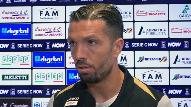 Ascoli-Torres 1-2, la voce di Forte in zona mista: “Dispiace per i tifosi, purtroppo quest'anno va così”