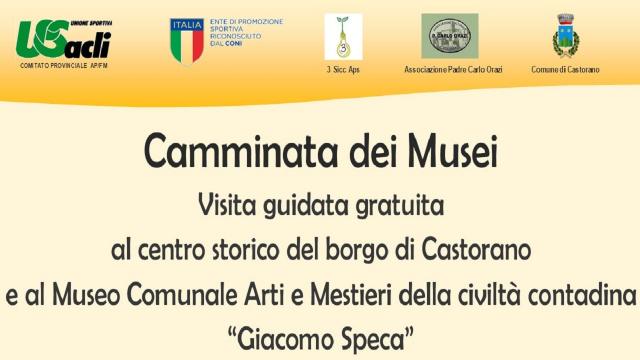 Unione Sportiva Acli, la ''Camminata dei musei'' fa tappa a Castorano