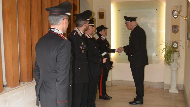 Carabinieri Ascoli Piceno: visita Generale Bernardini, Comandante Interregionale ''Podgora''