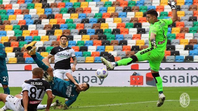 Udinese-Milan 1-2, highlights