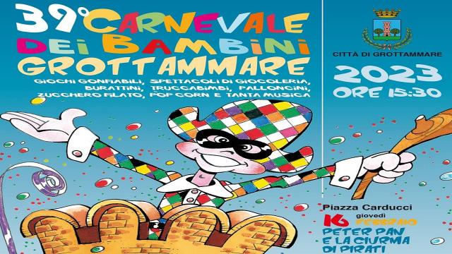 Grottammare, appuntamento in piazza con il 39° Carnevale dei Bambini