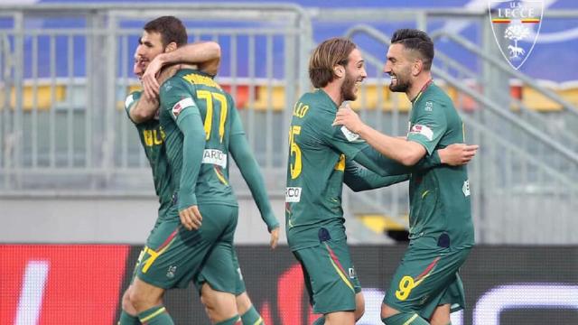 Serie B, il Lecce comanda la classifica del girone di ritorno con 2 punti di media partita