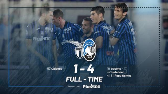 Lazio-Atalanta 1-4, highlights