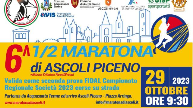 Sesta edizione della Mezza Maratona, tra Acquasanta Terme e Ascoli Piceno fervono i preparativi