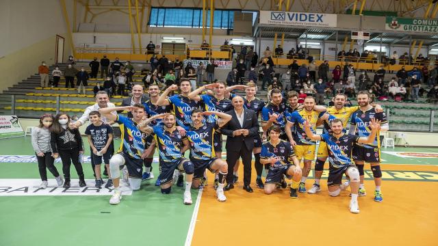 Pallavolo Serie A3, prepotente successo interno della Videx Grottazzolina contro Macerata