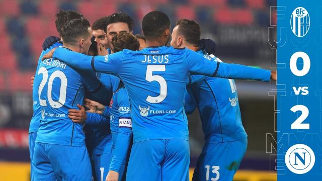 Bologna-Napoli 0-2, highlights