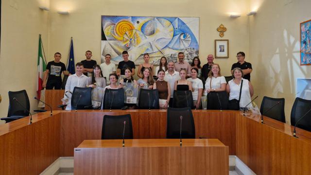 Grottammare, dalla Bulgaria una delegazione di studenti in viaggio per turismo e formazione