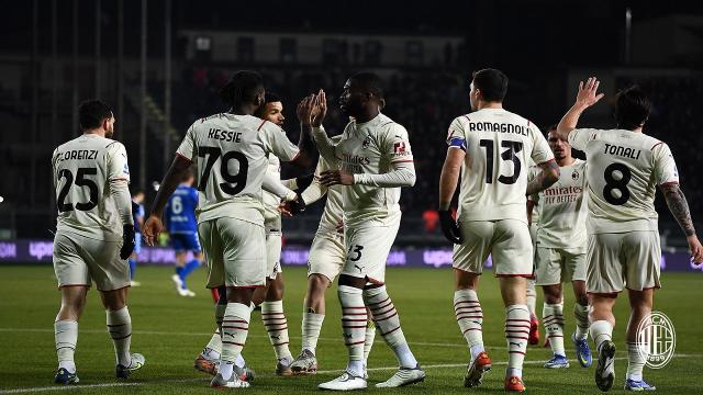 Empoli-Milan 2-4, highlights