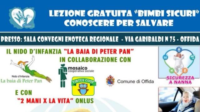 Offida, incontro sulla sicurezza in età pediatrica. Previste prove pratiche sulle manovre di disostruzione vie aeree