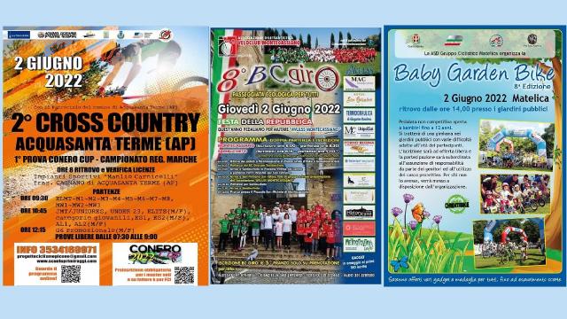 FCI Marche: un 2 Giugno ricco di appuntamenti con esordienti, allievi e cross country
