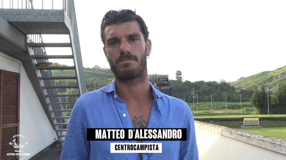 Atletico Ascoli, D'Alessandro: “Società seria ed organizzata. Ho tanta esperienza, posso giocare in più che ruoli”