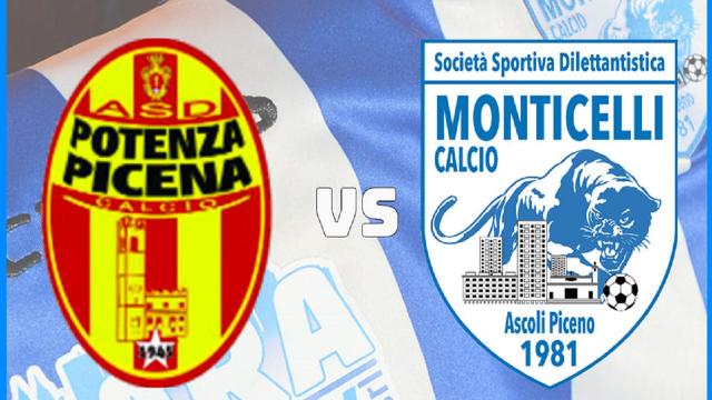 Promozione girone B, pareggio a reti bianche per il Monticelli a Potenza Picena