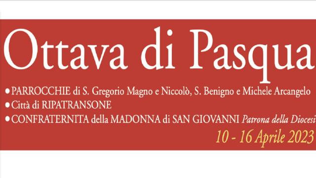 Ripatransone, confermati ufficialmente tutti gli eventi dell'Ottava di Pasqua