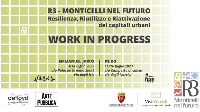 Ascoli:''R3-Monticelli nel Futuro'', al via la realizzazione di opere d’arte murale 
