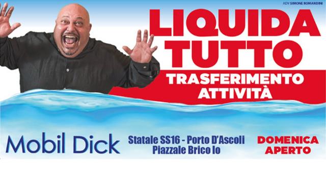 Mobil Dick liquida tutto per trasferimento