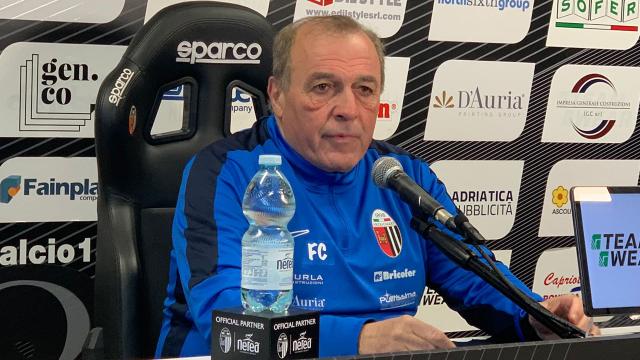 Ascoli Calcio, Castori: “Bari forte ma daremo tutto per i 3 punti. Vaisanen si è presentato molto bene”